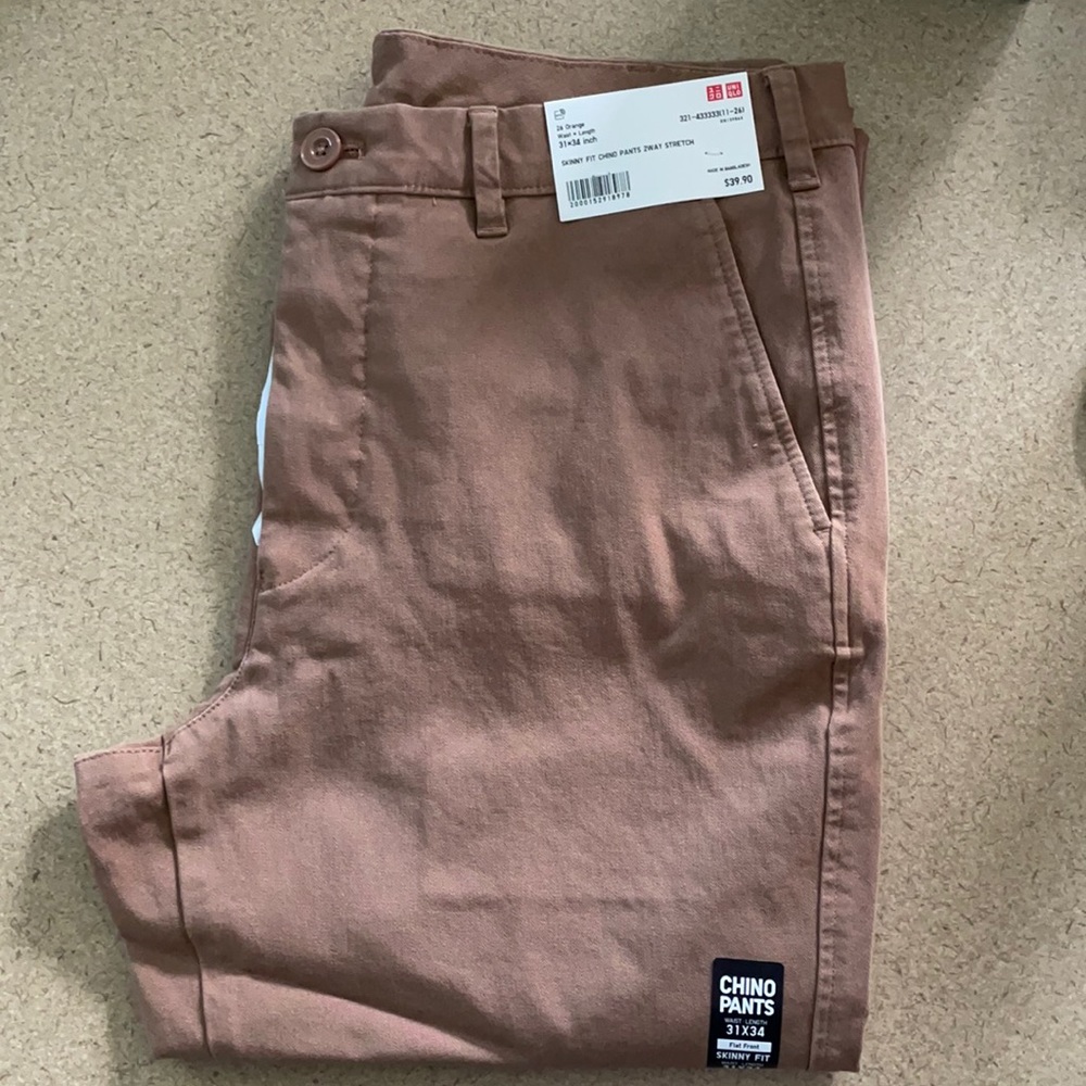Uniqlo skinny fit chino, size 31x34